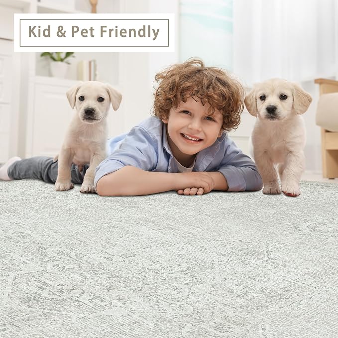 Washable Rugs 8x10 Area Rugs for Living Room, Dining Room- Large Ultra Soft - Image 6