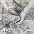 MSGKV Spring Throw Blanket 100% Cotton 60''x 80'', Versatile Woven Soft - Image 2