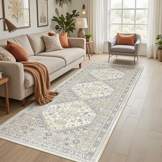 3x10 Runner Rug Non Slip Washable - Image 3