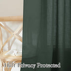 RYB HOME Semi Sheer Valances - Image 5