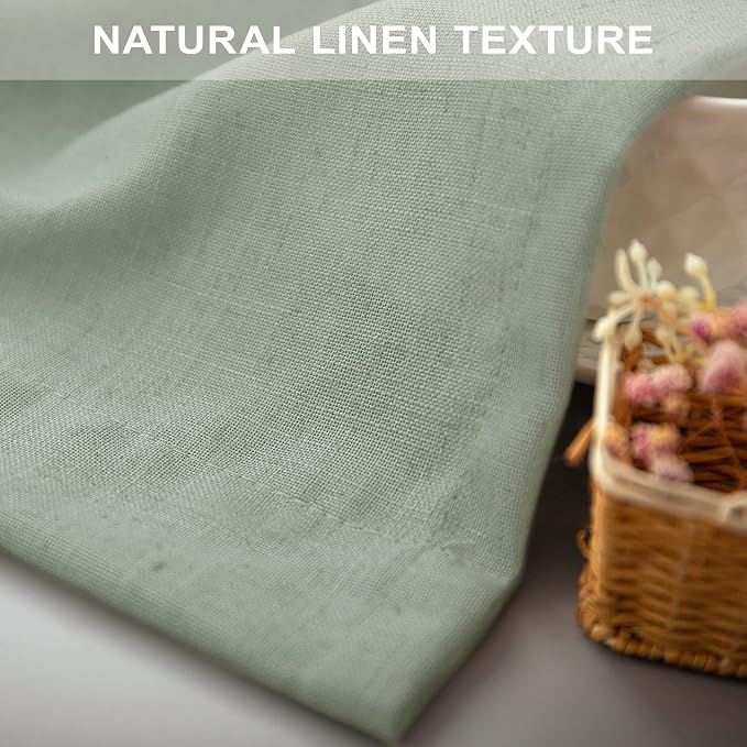 Sage Green Curtains 84 Inch Length - Image 8