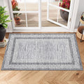 GarveeHome Modern Geometric Area Rug 2x3 Distressed Bordered Washable Non Slip by GarveeHome
