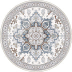 OPPODREAM Soft Round Rug 4ft, Neutral Washable Circle Rug 4ft - Image 8
