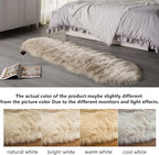 Arbosofe Ultra Soft Faux Fur Rug, Area Rugs, Kids Room Decor, 2 x 6 Feet - Image 4