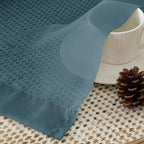 Aiyufeng Dusty Blue Sheer Curtains 72 Inch Length 2 Panels Set, Light Filtering - Image 3