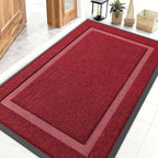 OLANLY Front Door Mat Indoor Outdoor Entrance, Waterproof All-Season, by OLANLY