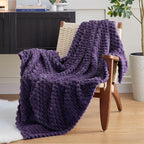 EXQ Home Fleece Throw Blanket for Couch or Bed by EXQHomeTexitleCoLtd
