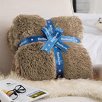 Bedsure GentleSoft Fluffy Light Chocolate Brown Throw Blanket, Soft Fuzzy - Image 5