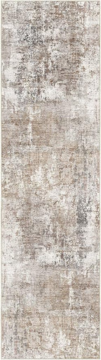 UERMEI 2X8 Washable Runner Rug for Hallway: Soft Neutral Modern Abstract Area - Image 9
