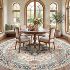 8ft Round Rug, Area Rugs 8ft, Washable Rug, Rugs - Image 2