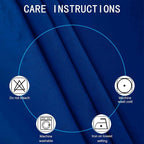 LEMOMO Blackout Curtains 40 x 63 inch/Royal Blue Curtains Set of 2 - Image 4