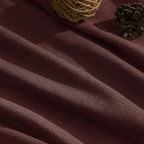 Reddish Brown Linen Curtains 72 Inch Long - Image 5