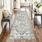 Kitchen Runner Rug Non Slip Washable 2.5x8, Soft Low Pile Entryway Rug Runners - Image 3