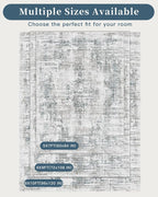 Madane 5x7 Area Rugs Washable Rug: Vintage Living Room Rug - Image 9