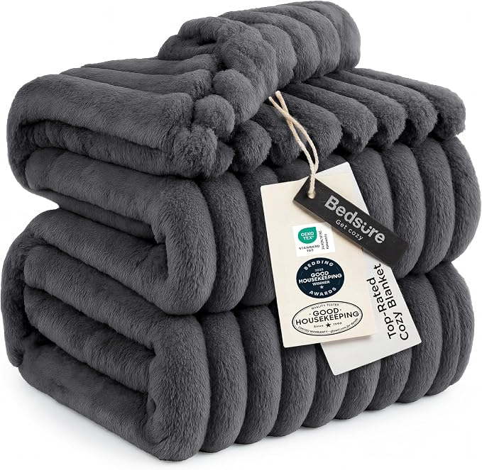 Bedsure GentleSoft Large Fleece Blanket by BEDSURE