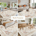 Washable Rugs 8x10 Area Rugs for Living Room, Rugs for Bedroom, Large Carpets - Image 5