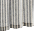 jinchan Tie Up Linen Textured Striped Tie Curtain - Image 8