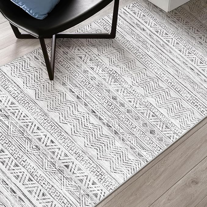 4x10 Washable Hallway Runner Rug：Moroccan Non-Slip Wide Runners - Image 7