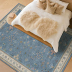Hazo Haus Blue Big Rugs for Living Room - Image 6