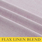 NICETOWN Pink Vintage Linen 100% Blackout Curtains - Image 8
