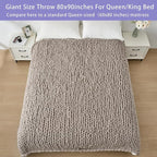 Bigacogo Chunky Knit Throw Blanket - Image 6