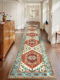 SERISSA Runner Rug for Hallways, Extra Long Boho Rug Ultra Soft Vintage Orange by SERISSAHomeDecorCollection