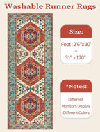 SERISSA Boho Washable Runner Rug - Image 6