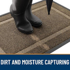 OLANLY Front Door Mat Indoor Outdoor Entrance, Waterproof All-Season, - Image 6
