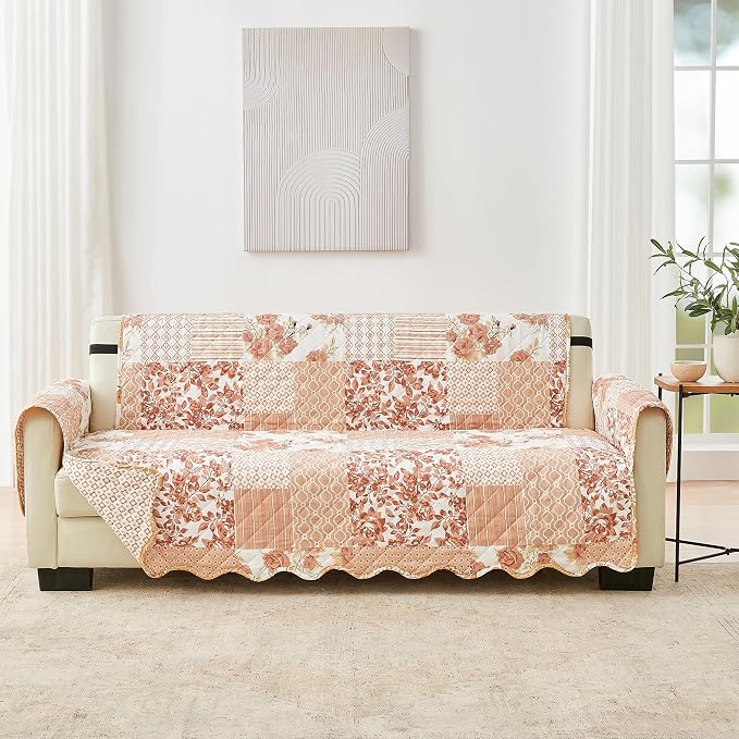 Great Bay Home Reversible Patchwork Sofa Cover by GreatBayHome