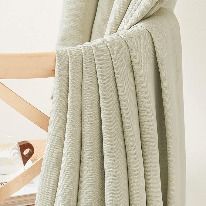 NICETOWN Room Darkening Bedroom Curtains 84 inches Long, Pinch Pleated Curtains - Image 4