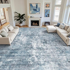10x14 Area Rugs for Living Room, Non Slip Machine Washable Vintage Rugs - Image 4