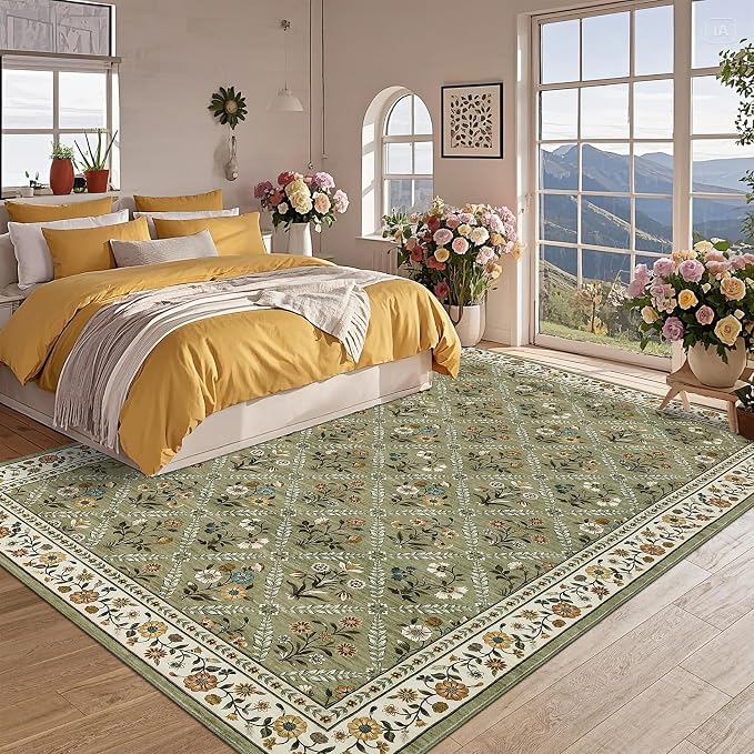GarveeHome Living Room Rug 5x7 Rug Machine Washable Stain Resistant Area Rug - Image 2