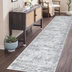 2x7 Runner Rug Non Slip, Thin Entryway Washable Rug by Restydon