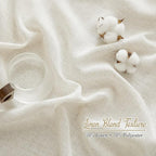 NICETOWN Linen Curtains for Bedroom 96 inch Long, Grommet Flax Linen Weave - Image 4