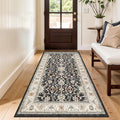 Washable 3x6 Hallway Runner Rug: Non-Slip Low Pile Rug by TOPRUUG
