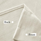 RYB HOME Cafe Curtains 24 inches Length, 2 Panels Kitchen Curtains and Valances - Image 3