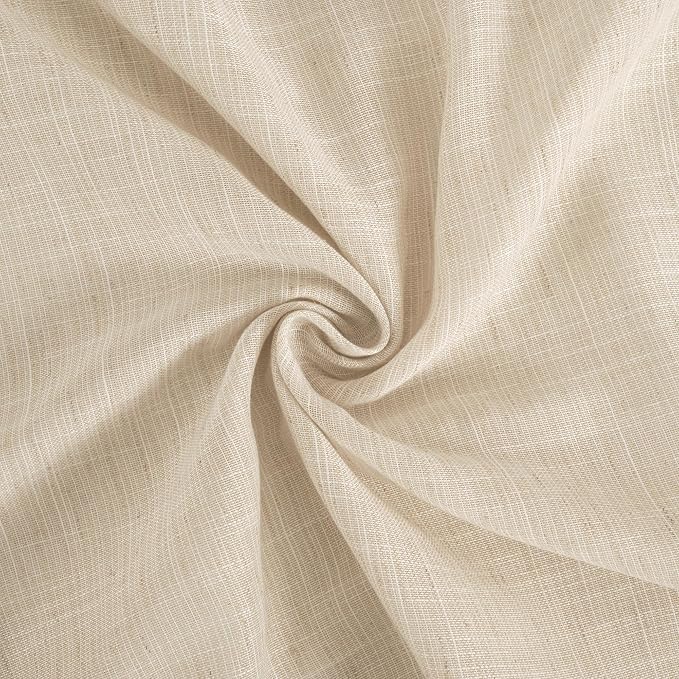 BGment Natutal Linen Cafe Curtains 30 Inch Length, Farmhouse Kitchen Window - Image 8