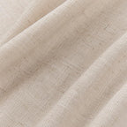 Joydeco Linen Curtains for Living Room, Semi Sheer Drapes Window Long Curtains - Image 7