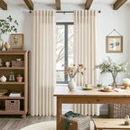 Linen Curtains for Living Room 90 Inches Long Modern Farmhouse Decor Light - Image 7