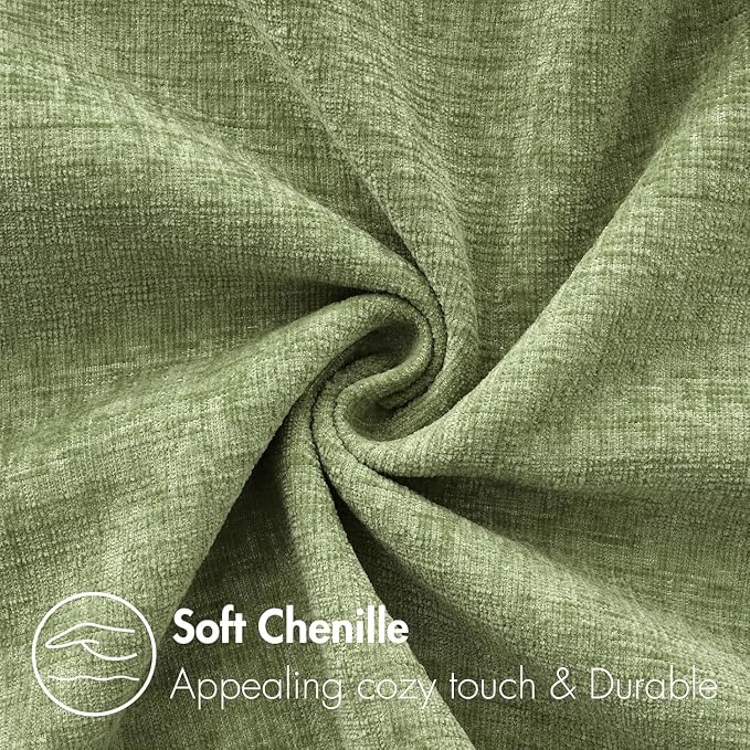 MIULEE Pack of 2 Couch Throw Pillow Covers 14x24 Inch Spring Soft Sage Green - Image 3