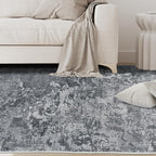 4x6 Area Rugs for Living Room Rug Washable: Abstract Rug for Dining Room - Image 9