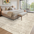 Soalmost 10x14 Area Rugs for Living Room, Non Slip Machine Washable Vintage Rugs - Image 9
