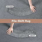FinRèc 5x7 Washable Area Rugs for Bedroom Living Room, Low Pile Thin Rug Solid - Image 8