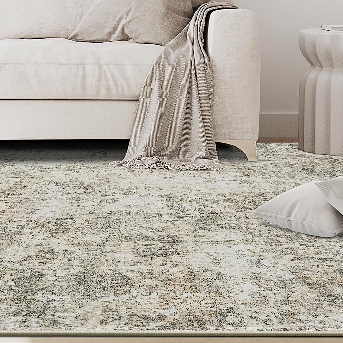 9x12 Area Rugs for Living Room Rug Washable: Abstract Large Rug for Dining Room - Image 8