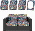 hyha 4Pcs Patio Cushion Covers, Stretch Outdoor Couch Cushion Covers Replacement by hyha