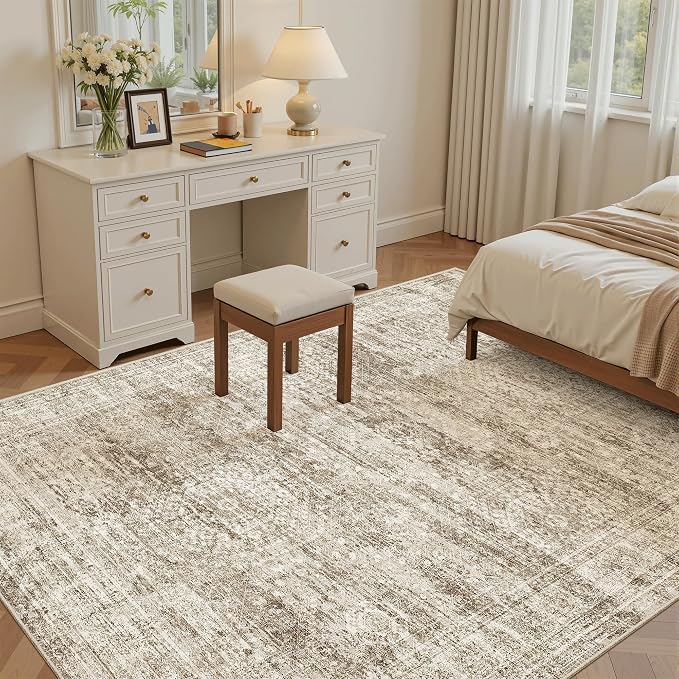6x9 Area Rug for Living Room Washable 6x9 Rug Non-Slip Modern Rugs for Bedroom - Image 3