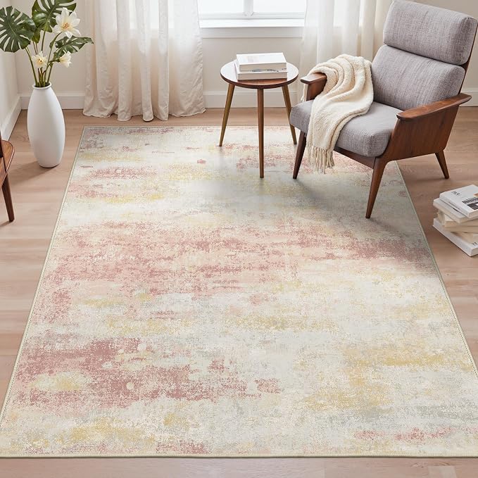 Area Rugs 8x10 for Living Room Bedroom, Modern Abstract Machine Washable Rug - Image 2