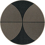 Lahome Enfys Modern Rainbow Round Rug, 6ft Easy Jute Circle Patio Rug Washable - Image 7