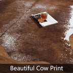 AROGAN 6×7.2 Feet Western Decor Faux Fur Cowhide Rug, Feet Premium Animal Skin - Image 5