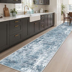 Runner Rug 2'x10' Abstract Washable Non-Slip Runner Rugs - Image 2